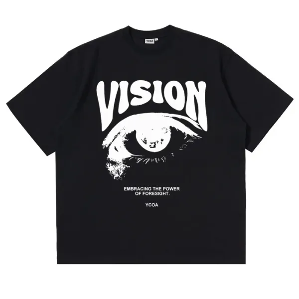 Design YCOA Vision Graphic Tee Forest Green T-Shirt T-Shirts - 10