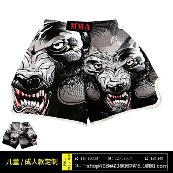 UFC x Venum Venum Sports Black Satin Muay Thai Shorts - 33