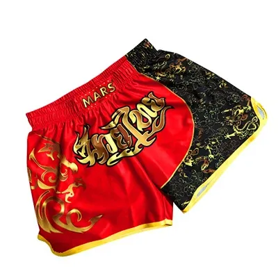 UFC x Venum Venum Sports Black Satin Muay Thai Shorts - 35
