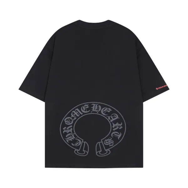 Chrome Hearts Circle Logo Oversized T-Shirt Black - 1