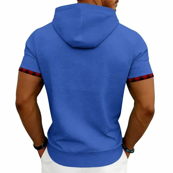 Design Be Legend Rainbow Print Hooded T-Shirt White Hoodie - 13