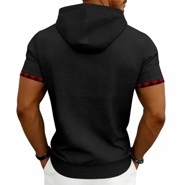 Design Be Legend Rainbow Print Hooded T-Shirt White Hoodie - 18
