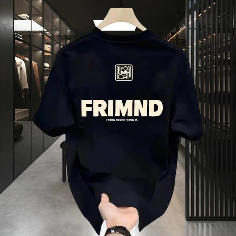 Design FRIMND Bold Logo Print Black T-Shirt T-Shirts - 3