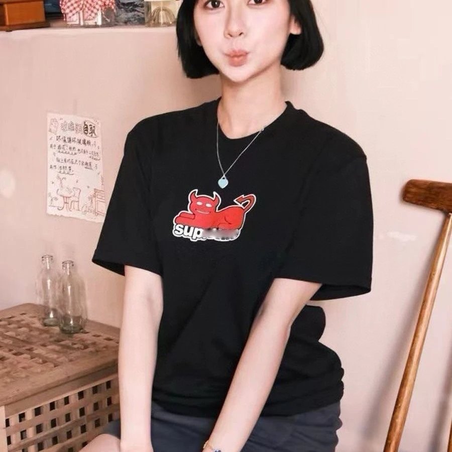 Supreme Cross Logo T-Shirt Black - 9