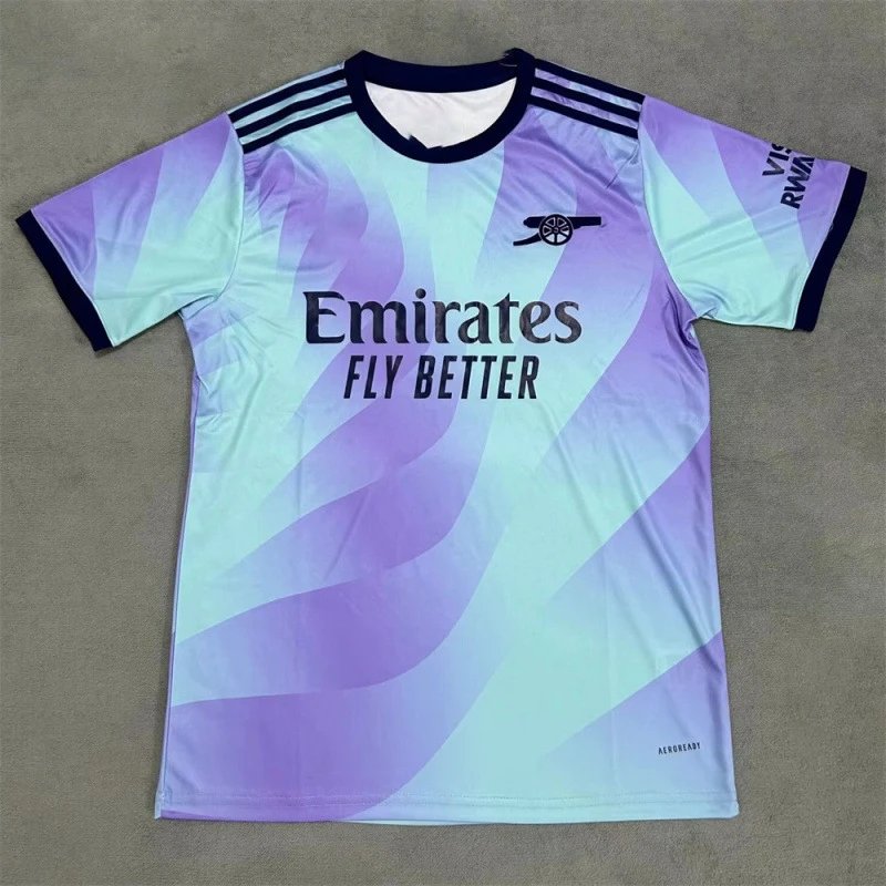 Arsenal FC 2023-24 Third Jersey Purple Gradient Jersey