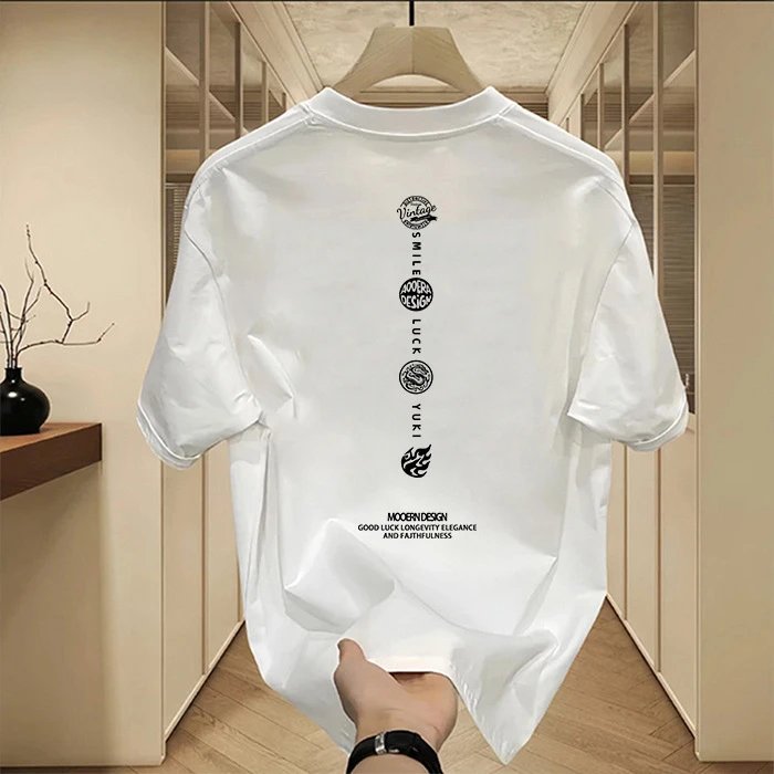 A37-White-Vintage Black/Back Left