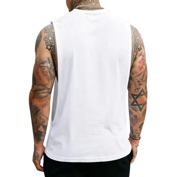 Design Muscle Tank Pink Vest-Top - 10
