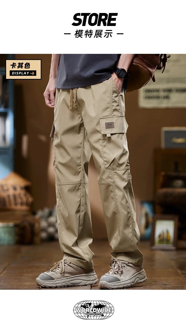 Design Jeep Spirit Cargo Pants Army Green Pants - 11