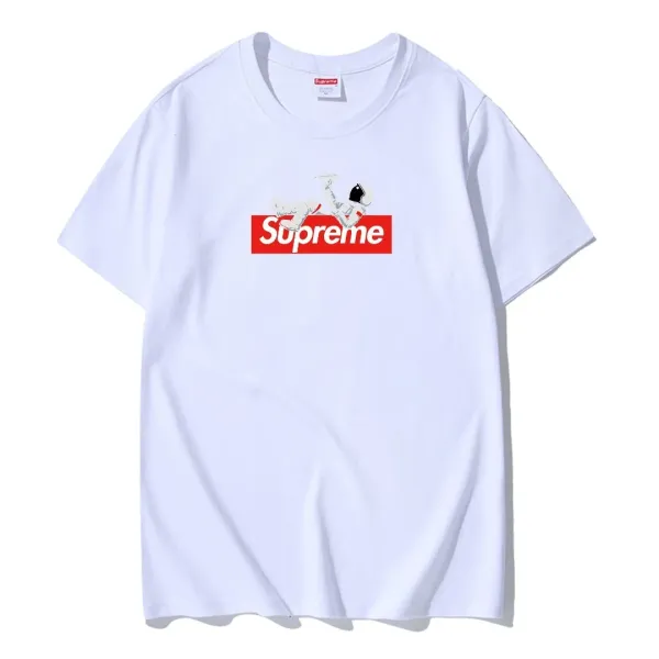 Supreme Box Logo Astronaut White T-Shirt - 1