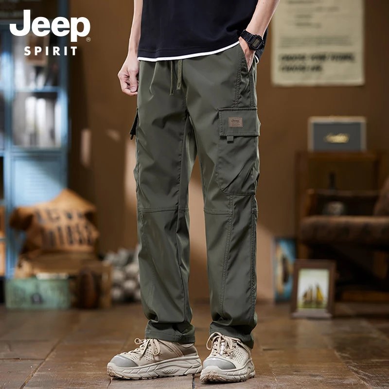 Design Jeep Spirit Cargo Pants Army Green Pants
