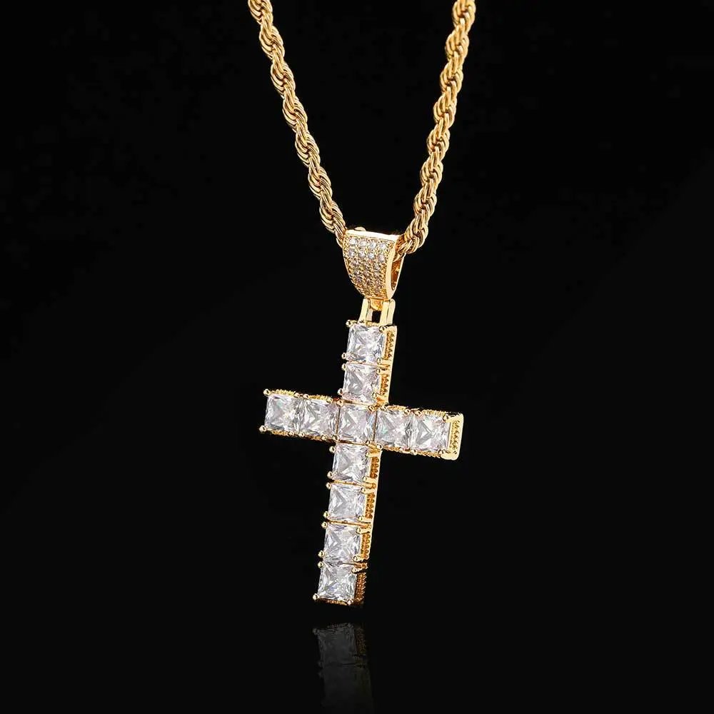 （款式7）金色+24inch*3mm麻花链