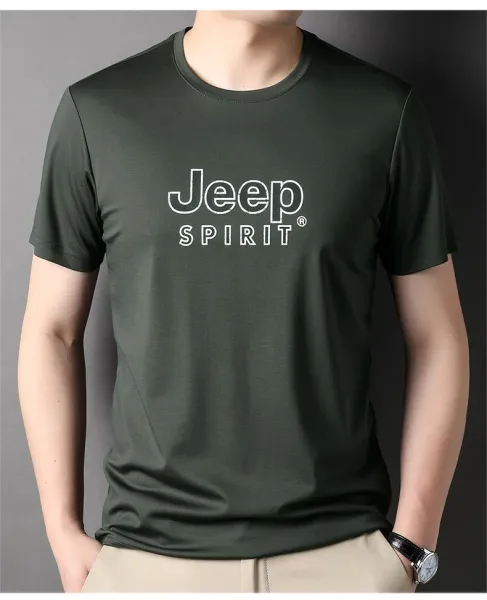 Design Jeep Spirit Graphic Print White T-Shirt T-Shirts - 16