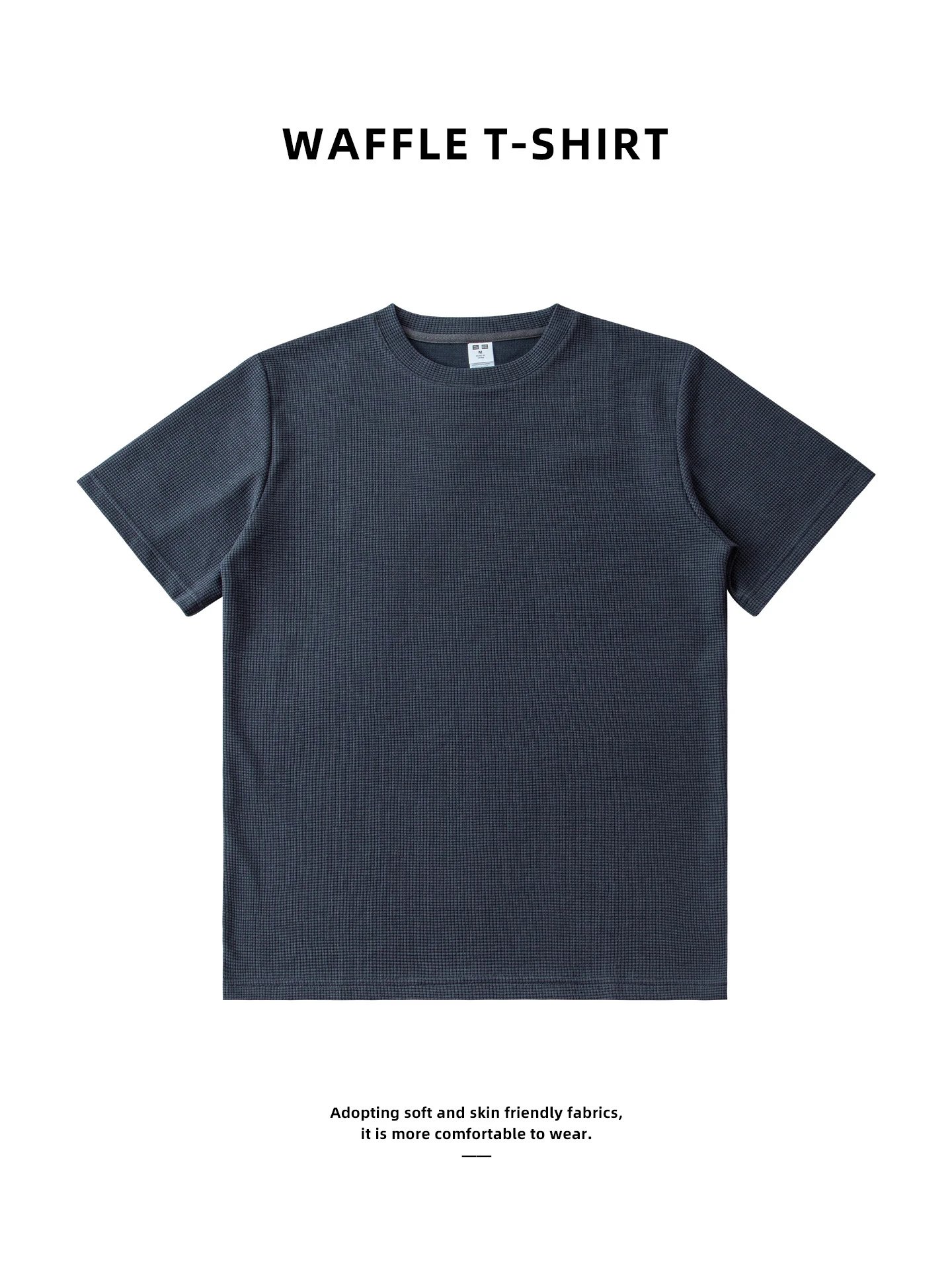 Design Waffle T-Shirt Brown T-Shirts - 7