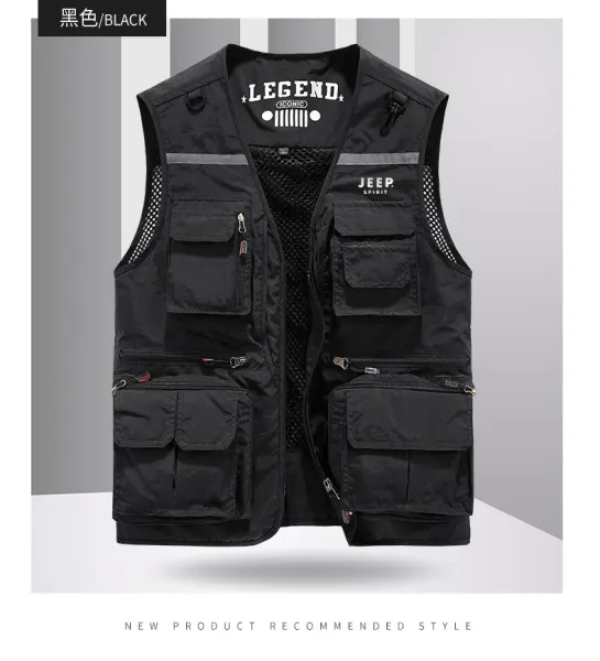 Design Jeep Spirit Legend Utility Vest Beige Vest - 16