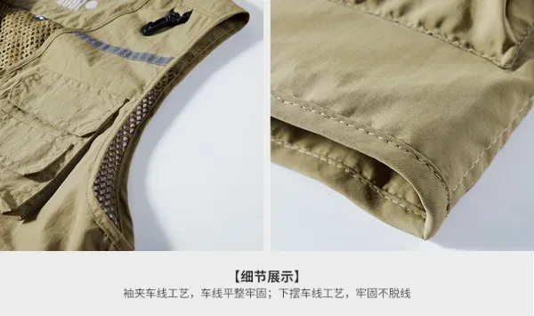 Design Jeep Spirit Legend Utility Vest Beige Vest - 19