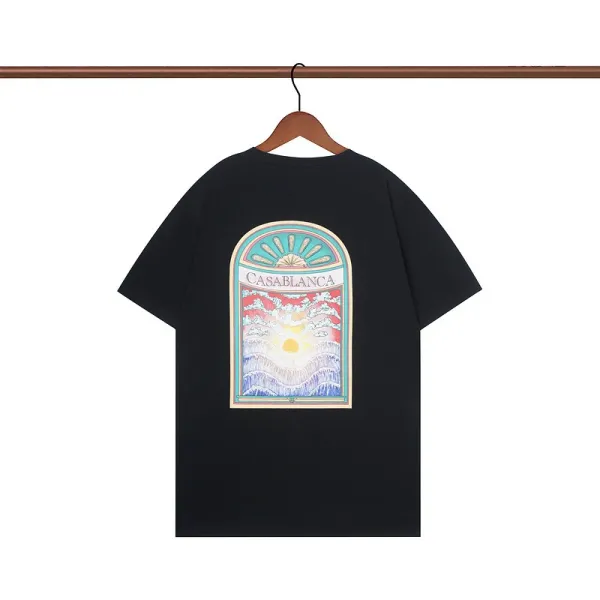 About:Blank Script Logo Black T-Shirt - 87