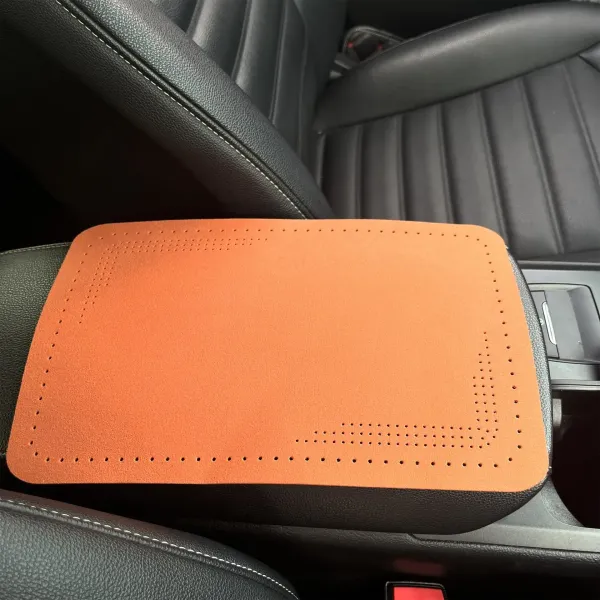 Design Car Center Console Armrest Pad Black Automotive Accessory Electronics - 24