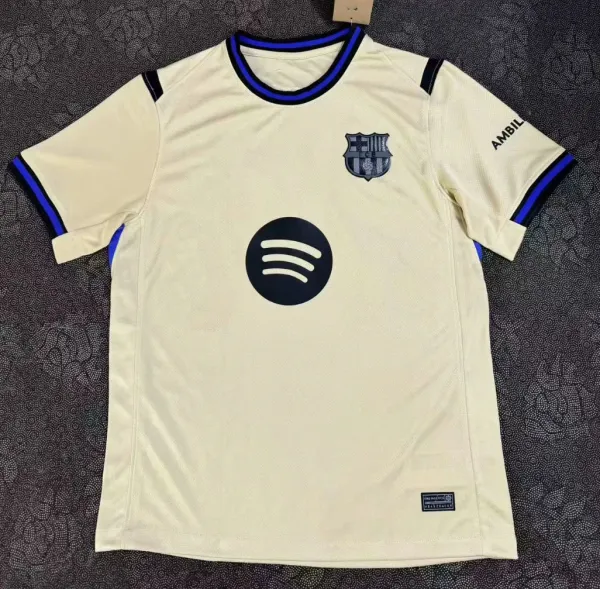 FC Barcelona x Spotify 2024-25 Away Jersey Beige - 1