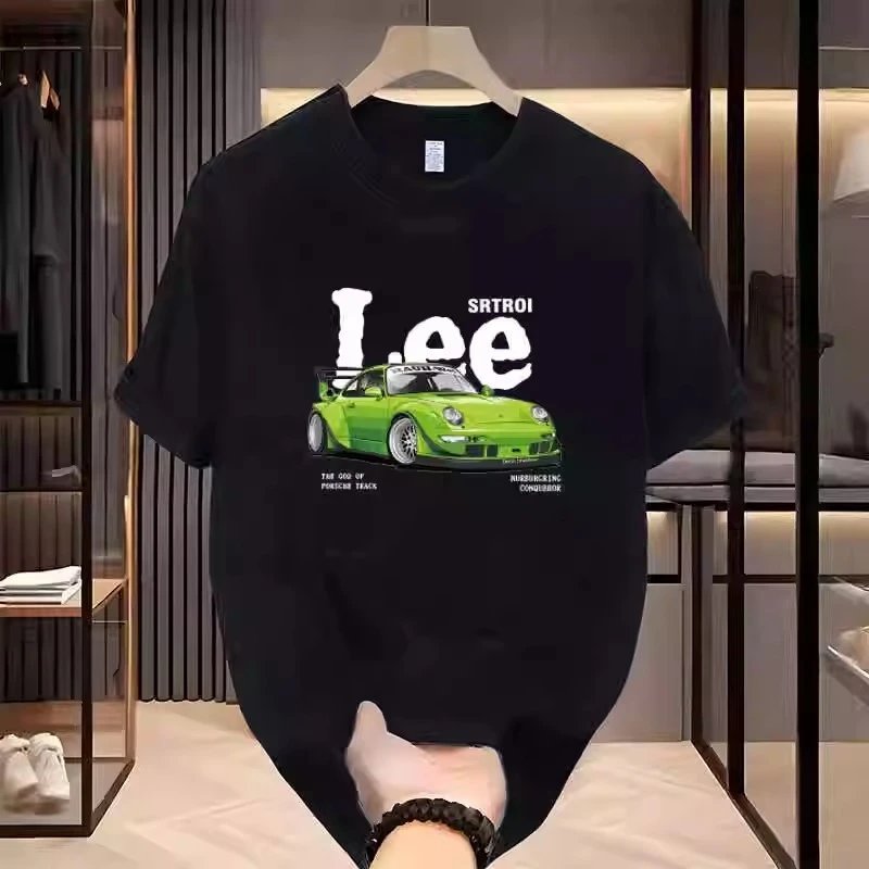 Lee SRTR01 Porsche Track Graphic T-Shirt White - 3