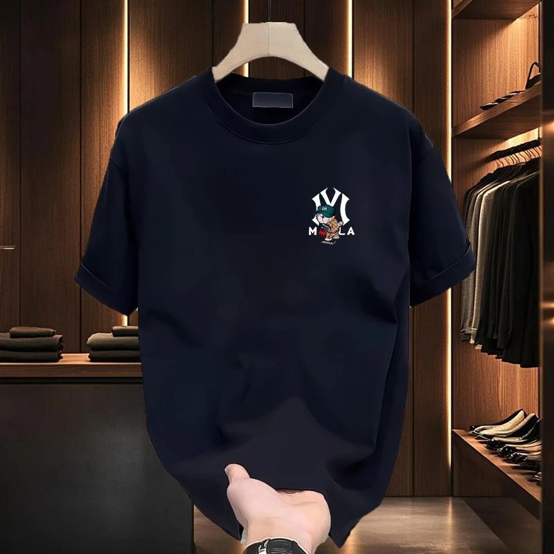 MLB x Sanrio Doraemon New York Yankees Graphic T-Shirt Navy - 15