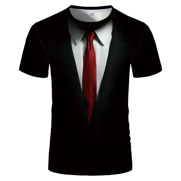 Design Leprechaun Tuxedo Graphic Green T-Shirt - 17