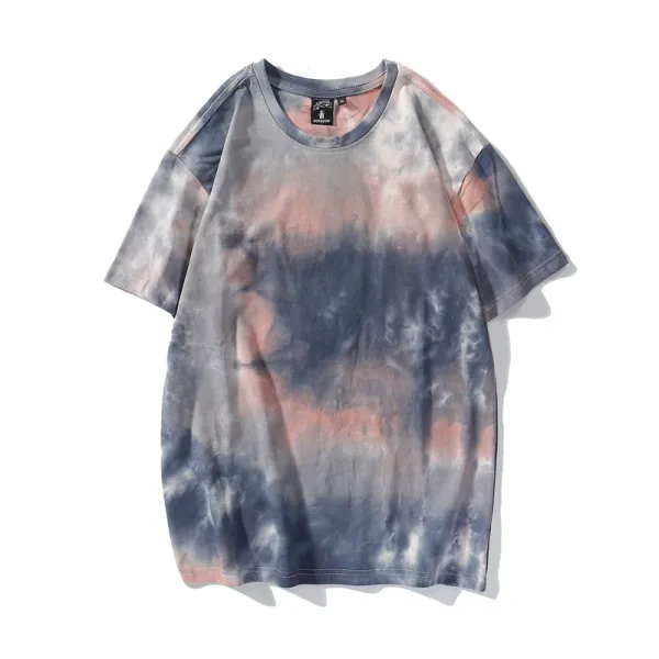 Design Tie-Dye Oversized T-Shirt Multicolor - 1