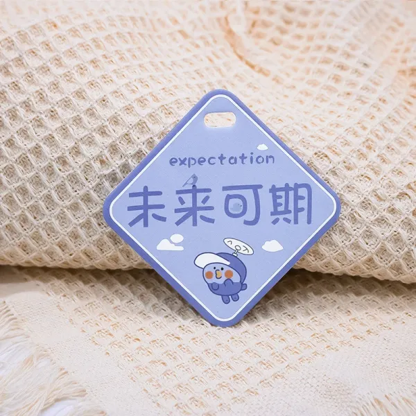 Design Future Expectation Charm Tag Blue Accessories - 1