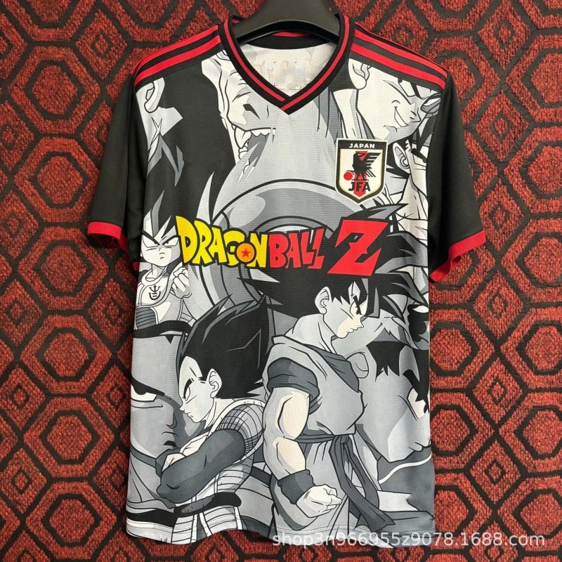 Dragon Ball Z x Japan Football Association Jersey Black / Red