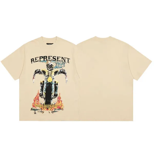 Represent Storms In Heaven Angel Graphic T-Shirt White - 40