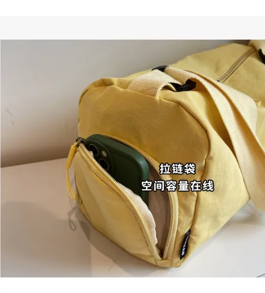 Design ZiYuan Duffle Bag Yellow Travel Bag Duffle Bag - 10