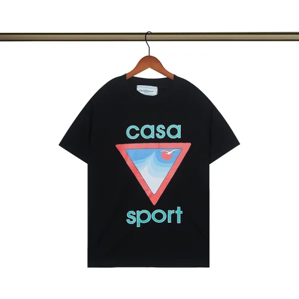 Casablanca Casa Sport Graphic T-Shirt Black - 1