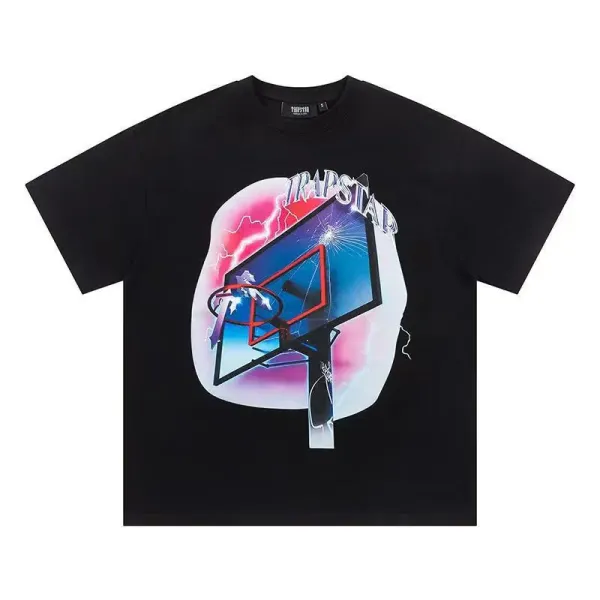 Trapstar Tra Star Blue Print White T-Shirt - 21