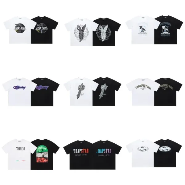 Trapstar Tra Star Blue Print White T-Shirt - 29