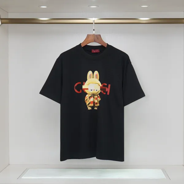 Gucci Crystal-Embellished Logo T-Shirt Red - 10