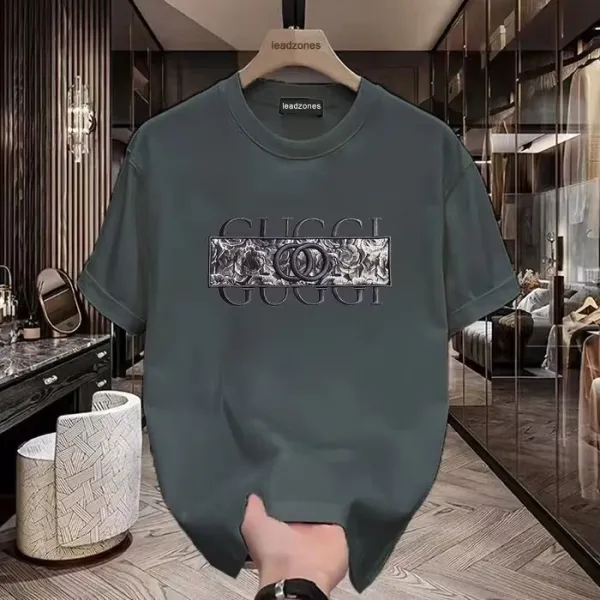 Gucci Logo-Embellished Green T-Shirt - 15