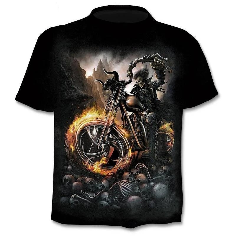 Design Grim Reaper Rocker Black T-Shirt - 30