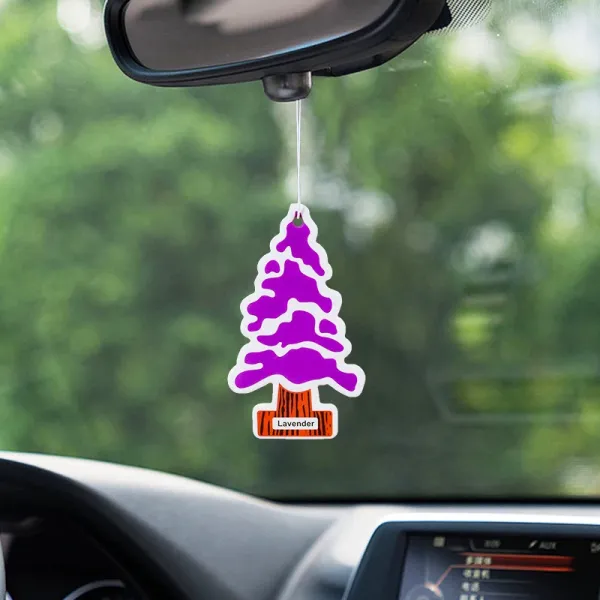Design Lavender Scented Tree Air Freshener Purple Car Perfume - 1