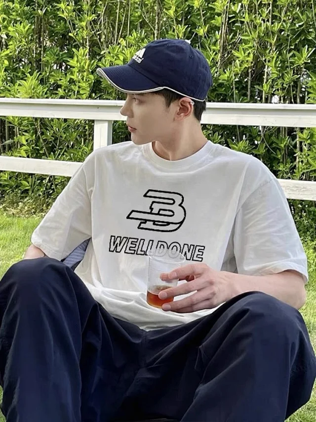 WETIDONE T-Shirts Short-Sleeve Crewneck product detail image 43