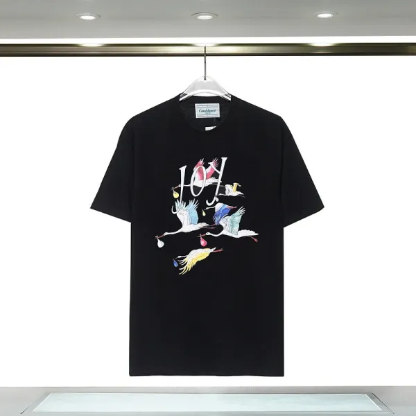 About:Blank Script Logo Black T-Shirt - 64