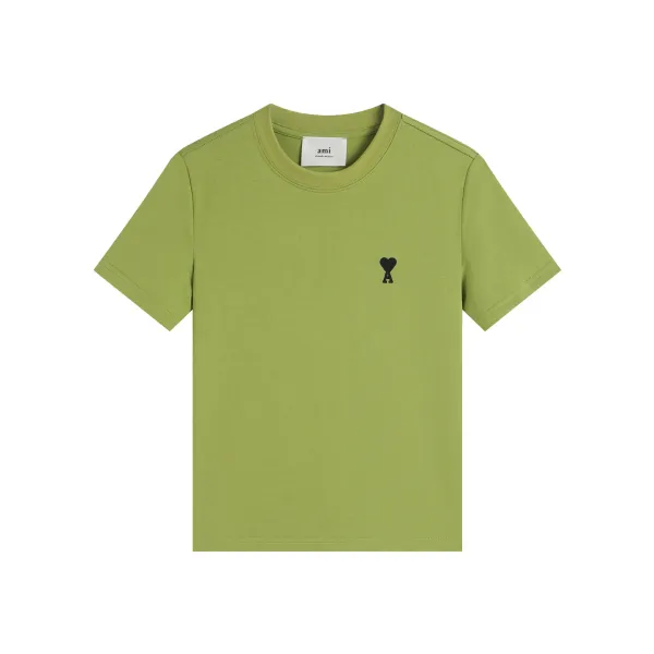 AMI Paris Classic Heart Logo Beige T-Shirt - 24