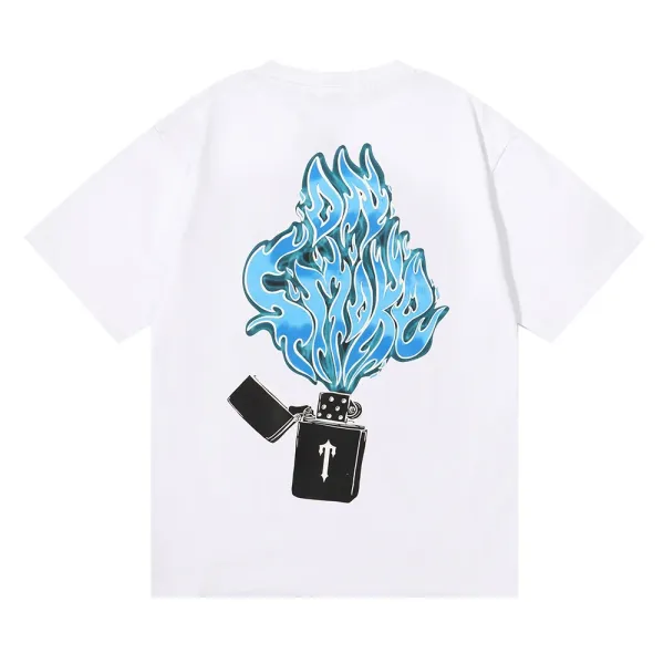 Design Basic Crew Neck White T-Shirt - 5