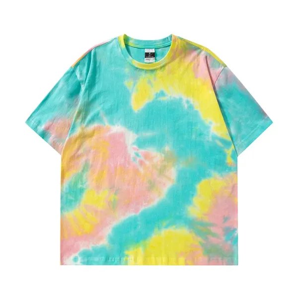 Design Tie-Dye Oversized T-Shirt Multicolor - 1