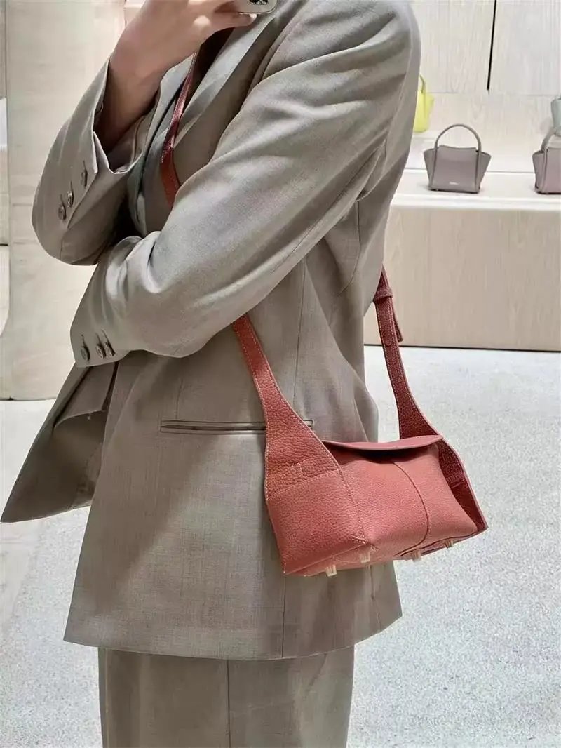 Jacquemus Le Chiquito Beige Grained Leather Underarm Bag Shoulder Bags - 8