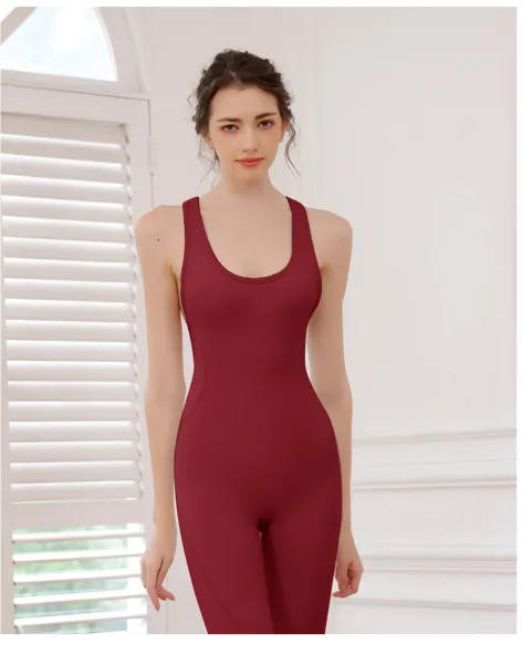 Design Racerback Cutout Bodysuit Black Activewear - 13