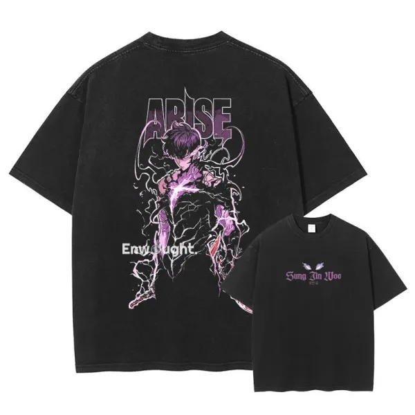 Design Arise Graphic T-Shirt Black - 1