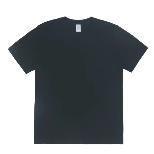 Design Basic Crew Neck Black T-Shirt - 1