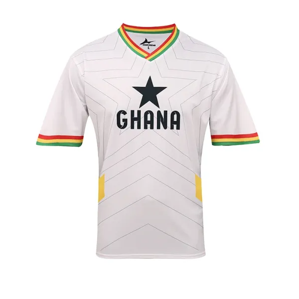 Mizuno Ghana National Team Away Jersey White - 1