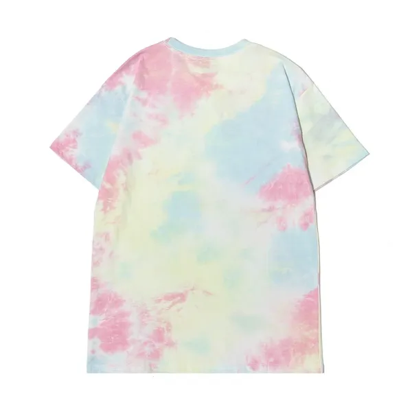 Design Abstract Brushstroke Print Black T-Shirt - 19