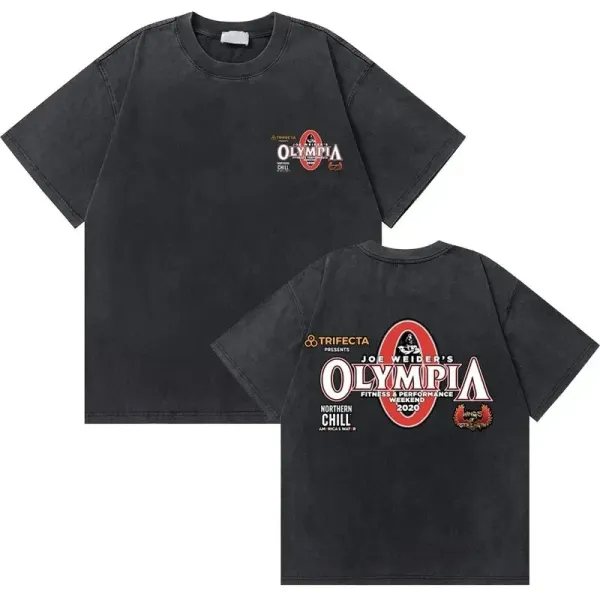 Design Northern Chill x Trifecta Joe Weider's Olympia 2020 T-Shirt Black T-Shirts - 1