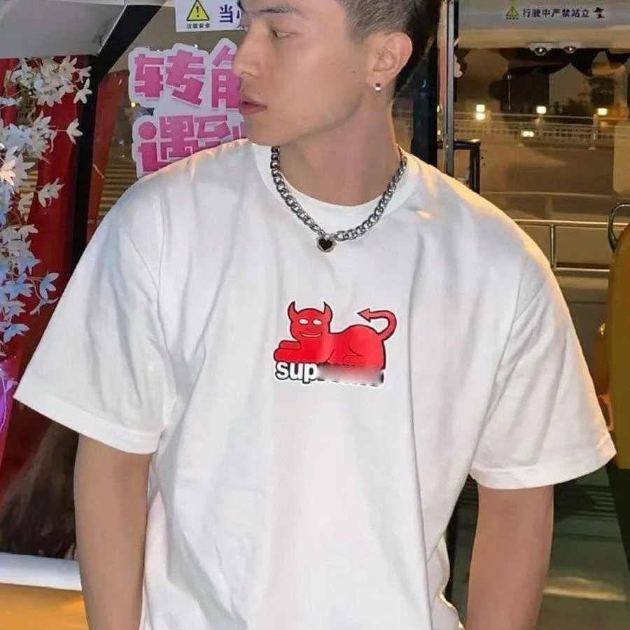 Supreme Cross Logo T-Shirt Black - 10